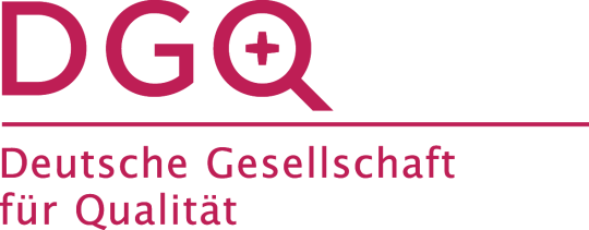 The logo of the German Association for Quality (DGQ).